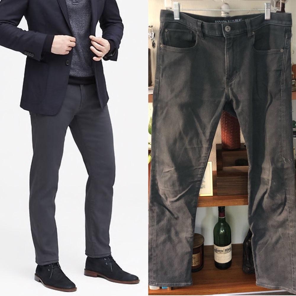 Banana Republic Traveler Jean Gray